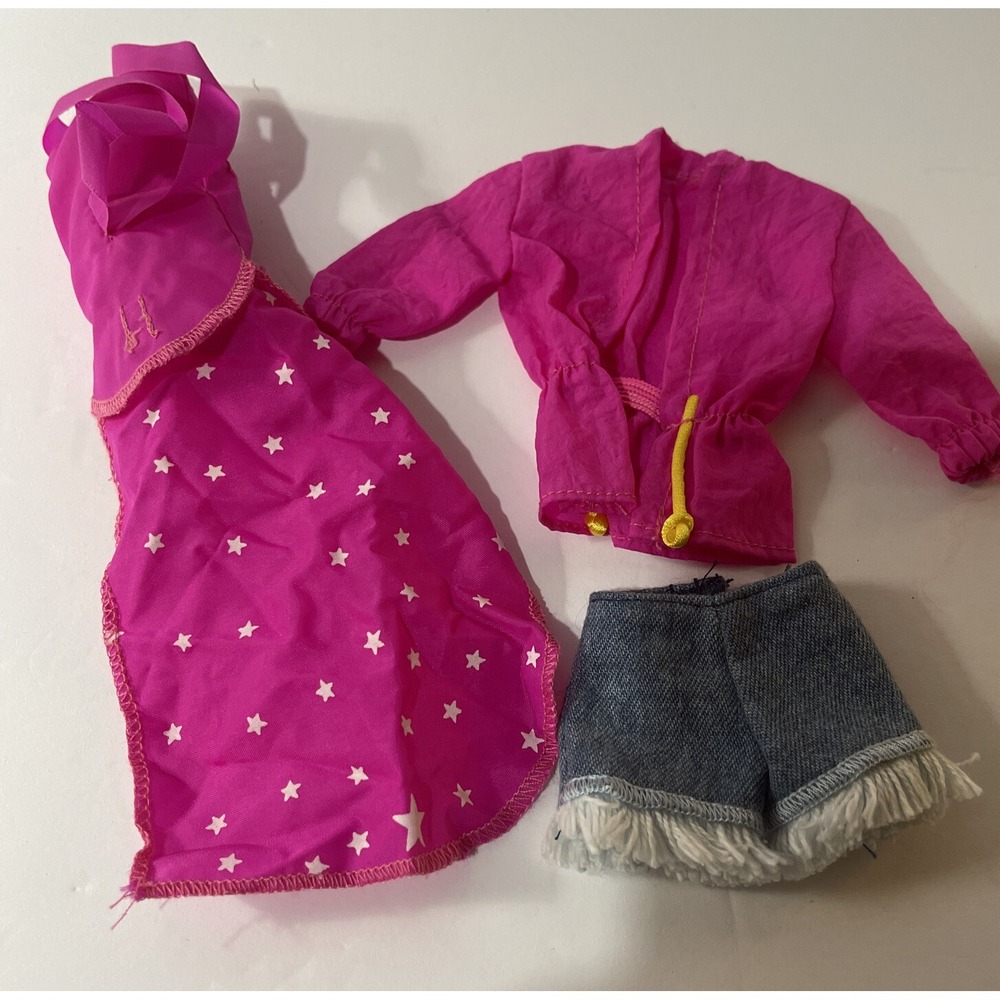 1993 Mattel Camp‎ Barbie Jacket, Shorts & Sleeping Bag